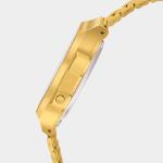 Casio A168WERG-2ADF Blue purple Digital Date Dial Gold Resin Bracelet Watch New