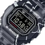 Casio G-Shock DW5000SS-1DR Black Digital Day Date Dial Transparent Resin Band Watch New