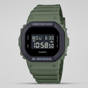 Casio G-Shock DW5610UU-3DR Black LED Day Date Digital Dial Olive Green Resin Band Watch New