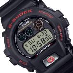 Casio G-Shock DW6900TR-1DR Grey LED Day Date Digital Dial Black Resin Band Watch New