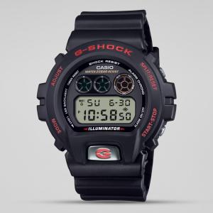 Casio G-Shock DW6900TR-1DR Grey LED Day Date Digital Dial Black Resin Band Watch New