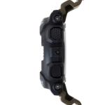 Casio G-Shock GA100TU-1A3DR LED Day Date Display Black Analog Digital Dial Olive Green Resin Band Watch New