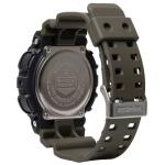 Casio G-Shock GA100TU-1A3DR LED Day Date Display Black Analog Digital Dial Olive Green Resin Band Watch New