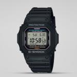 Casio G-Shock G5600UE-1DR Grey Digital Day Date Square Dial Black Resin Band Watch New