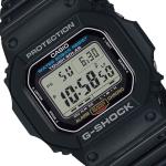 Casio G-Shock G5600UE-1DR Grey Digital Day Date Square Dial Black Resin Band Watch New