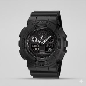 Casio G-SHOCK GA-100-1A1 Black LED Analog Digital Dial Resin Band Unisex Watch New
