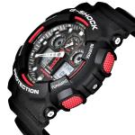 Casio G-SHOCK GA-100-1A4 Black Red LED Analog Digital Dial Resin Band Unisex Watch New