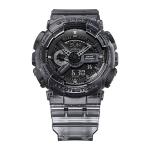 Casio G-SHOCK GA-110SKE-8A Black LED Analog Digital Dial Gray Transparent Resin Band Watch New