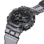 Casio G-SHOCK GA-110SKE-8A Black LED Analog Digital Dial Gray Transparent Resin Band Watch New