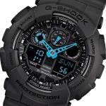 Casio G-SHOCK GA100C-8A Black LED Analog Digital Dial Resin Band Watch New