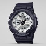 Casio G-SHOCK GA110WD-1ADR White Day Date Analog Digital Dial Black Resin Band Watch New