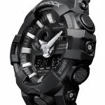 Casio G-SHOCK GA-700-1BDR Black LED Analog Day Date Digital Dial Resin Band Watch New