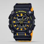 Casio G-SHOCK GA900A-1A9DR LED Day Window Analog Digital Dial Yellow Black Resin Band Watch New
