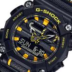 Casio G-SHOCK GA900A-1A9DR LED Day Window Analog Digital Dial Yellow Black Resin Band Watch New