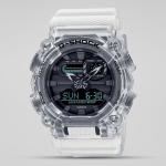 Casio G-SHOCK GA900SKL-7ADR Black LED Day Window Analog Digital Dial Transparent Resin Band Watch New
