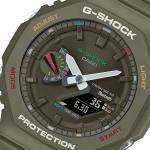 Casio G-SHOCK GAB2100FC-3ADR Day Window LED Analog Digital Dial Green Resin Band Watch New
