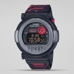 Casio G-SHOCK GB001MVA-1DR Day Date LED Digital Dial Dial Black Red Print Resin Band Watch New