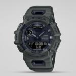 Casio G-SHOCK GBA900UU-3ADR Black LED Day Date Analog Digital Dial Green Resin Band Watch New