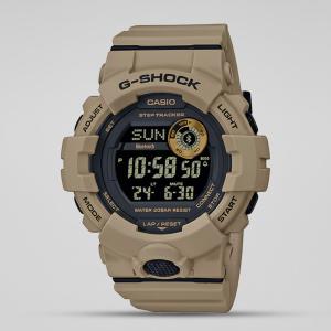 Casio G-SHOCK GBD800UC-5 Black LED Day Date Digital Dial Beige Resin Band Bluetooth Watch New
