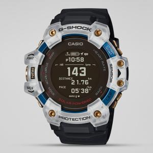 Casio G-SHOCK GBDH1000-1A9DR LED Day Date Digital Dial Black Gold Transparent Resin Band Watch New