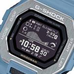 Casio G-SHOCK GBX100-2ADR Black LED Day Date Digital Dial Blue Resin Band Watch New