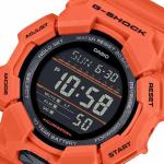 Casio G-SHOCK GD010-4DR Grey Black LED Day Date Digital Dial Orange Resin Band Watch New