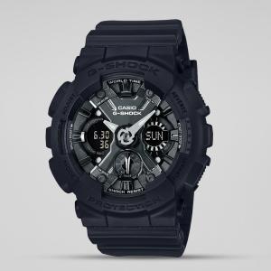 Casio G-SHOCK GMAS120MF-1A  Black LED Day Date Analog Digital Dial Resin Band Women's Watch New