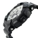 Casio G-Shock GA100WD-1ADR LED Day Date Display White Analog Digital Dial Black Resin Band Watch New