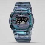 Casio G-Shock DW5600NN-1DR Black Digital Day Date Dial translucent multi-angle pattern printed Resin Band Watch New