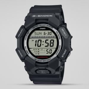 Casio G-SHOCK GD-010-1DR White LED Day Date Digital Dial Black Resin Band Watch New